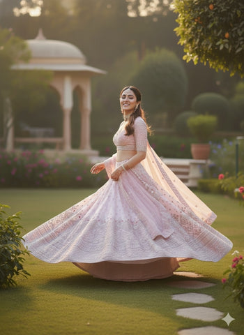 Women Bridal & Party Wear Lehenga Choli | Heavy Embroidery | Indi Inside