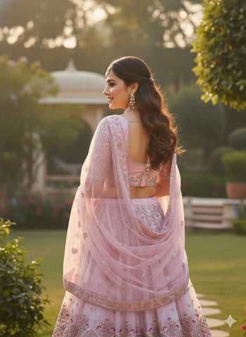 Women Bridal & Party Wear Lehenga Choli | Heavy Embroidery | Indi Inside