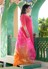 Pink Gota Lace Embellished Suit Set 186-PNK