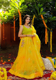 Jalpari Lehenga Set 104-YLW