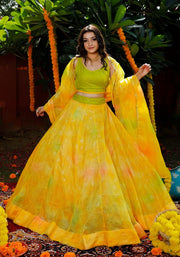 Jalpari Lehenga Set 104-YLW