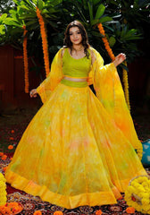 Jalpari Lehenga Set 104-YLW