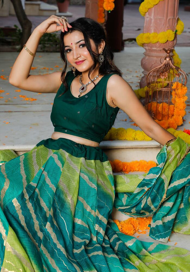 Aashvi Lehenga Set 105-GRN
