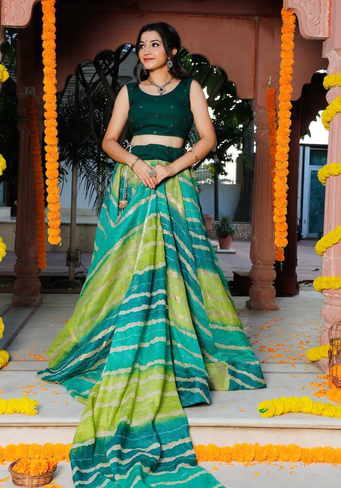 Kota Doriya Kalidar Lehenga for Haldi & Party Wear | Elegant Festive Style