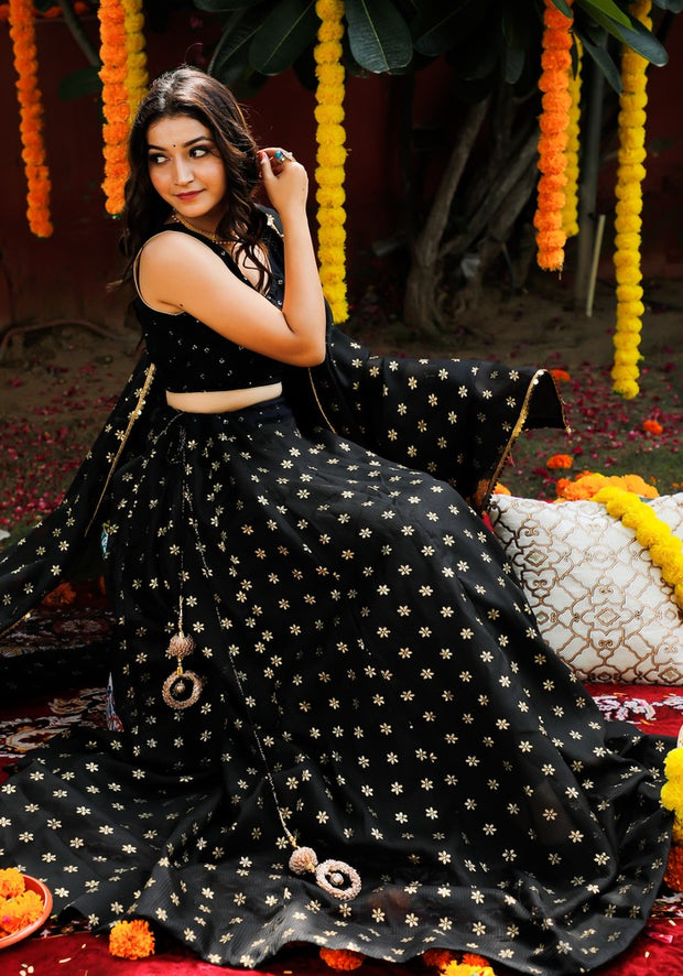 Yamini Lehenga set 107-BLK