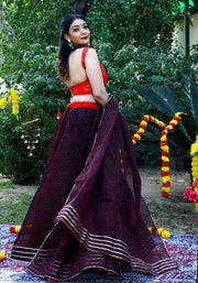 Nisha Black Lehenga Set 109-BLK