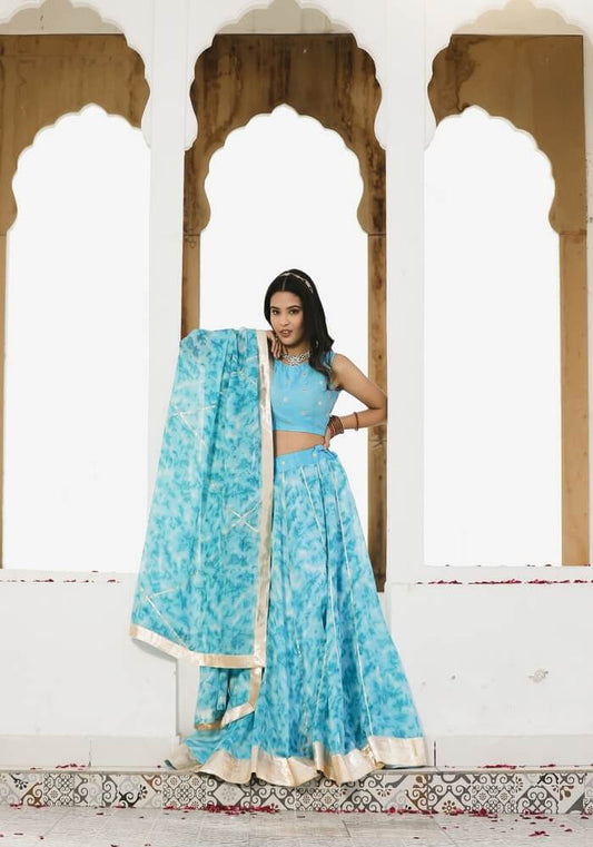 Kota Doriya Lehenga with Dupatta set online in india 
