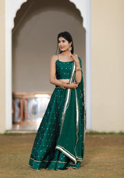 Maya Green Silk Lehenga Set 119-GRN