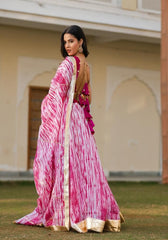 Vedika Wine Tie n Dye Lehenga Set 120-WNE