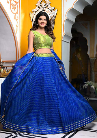 Kiyana Blue Lehenga Set 121-BLU