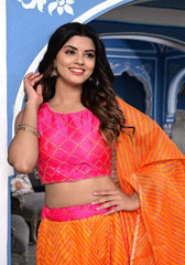 Kiyana Orange Lehenga Set 121-ORG
