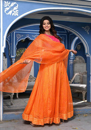 Kiyana Orange Lehenga Set 121-ORG