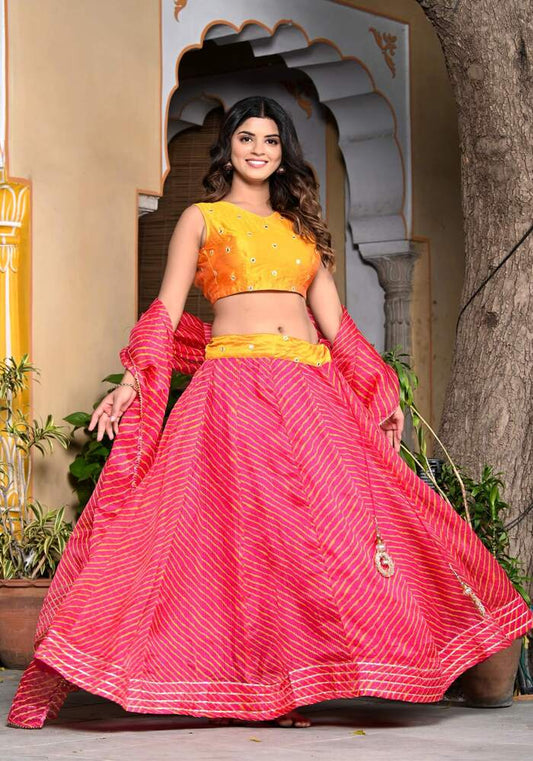 Kiyana Pink Lehenga Set 121-PNK