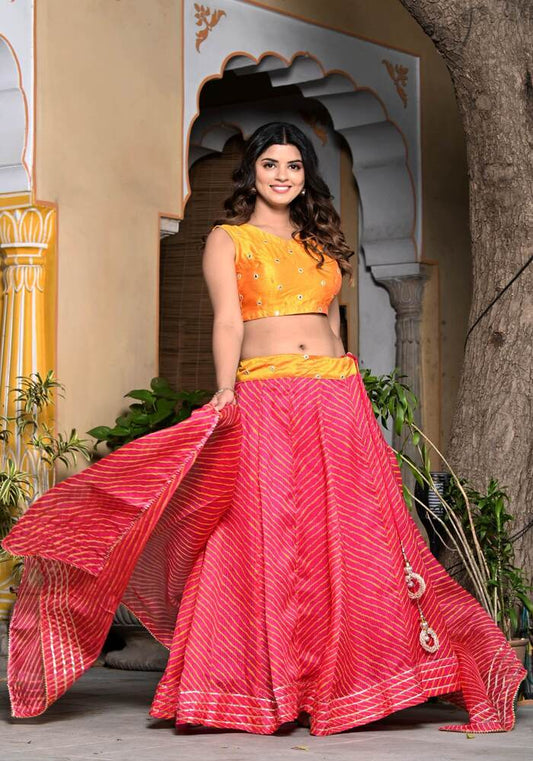 Kiyana Pink Lehenga Set 121-PNK