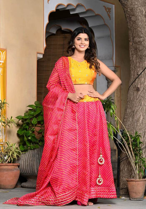 Kiyana Pink Lehenga Set 121-PNK
