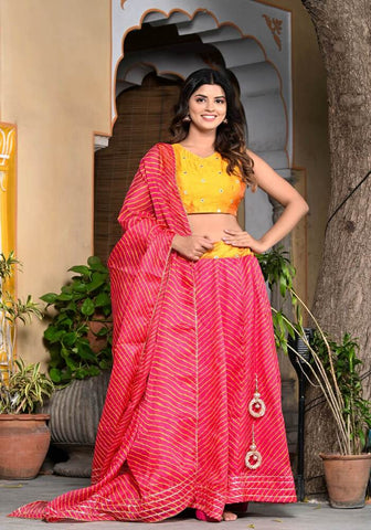 Kiyana Pink Lehenga Set 121-PNK