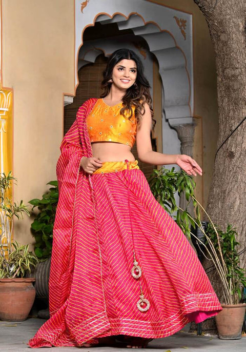 Kiyana Pink Lehenga Set 121-PNK