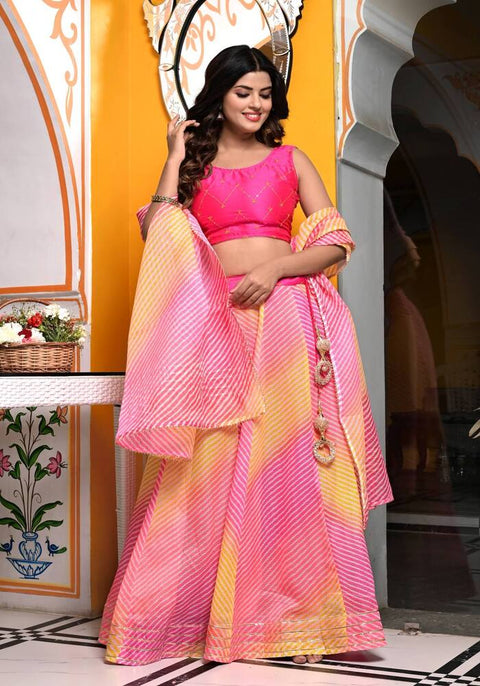 Lavanya Multicolor Lehenga Set 123-PNK