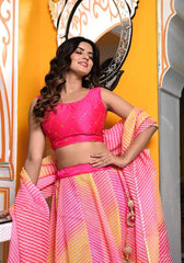 Lavanya Multicolor Lehenga Set 123-PNK